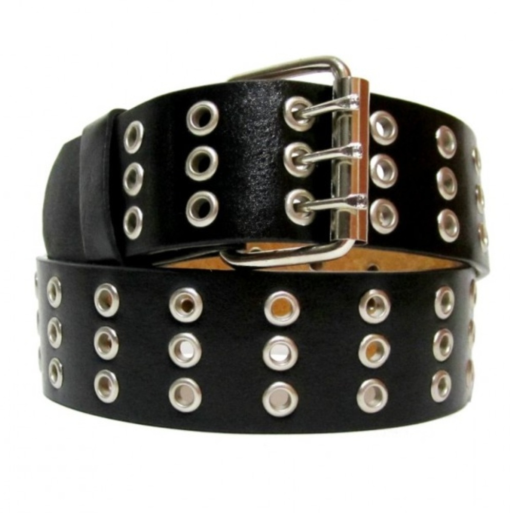 Genuine Leather 3 Row Belt
